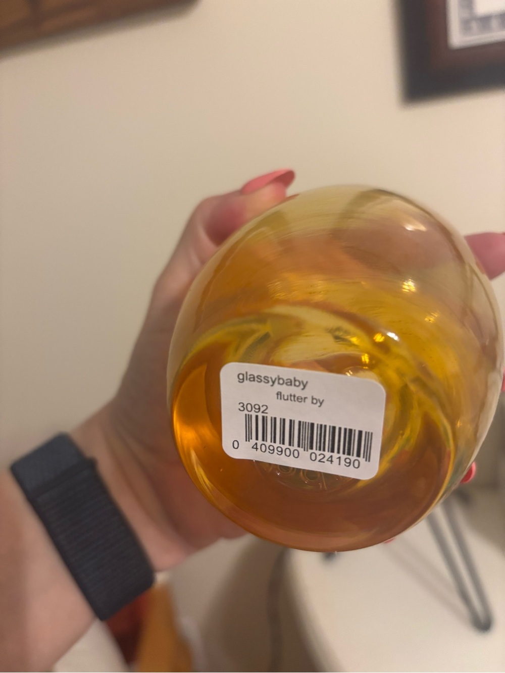 NWT Glassybaby Flutter By Candle Holder 💛🦋 - Picture 2 of 5